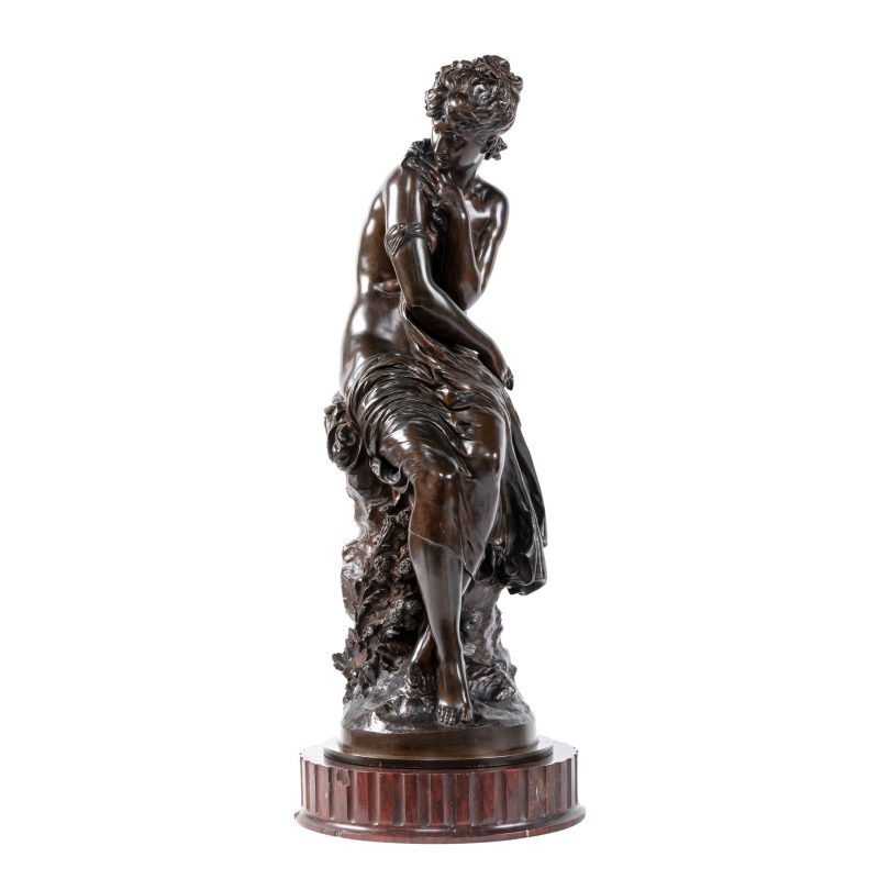 Mathurin Moreau bronzinė skulptūra „Venera“, 19 a.