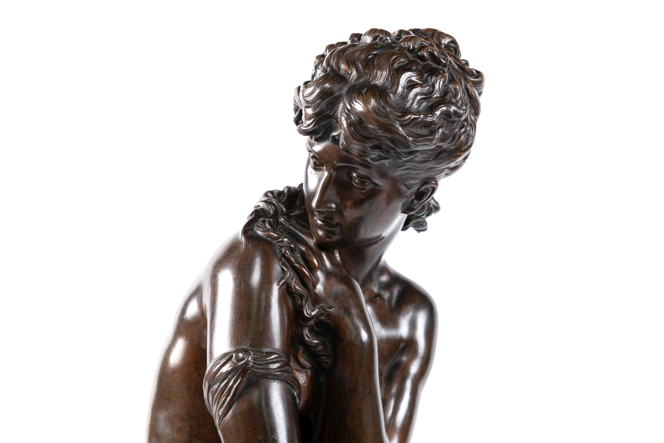 Mathurin Moreau bronzinė skulptūra „Venera“, 19 a. - Image 2