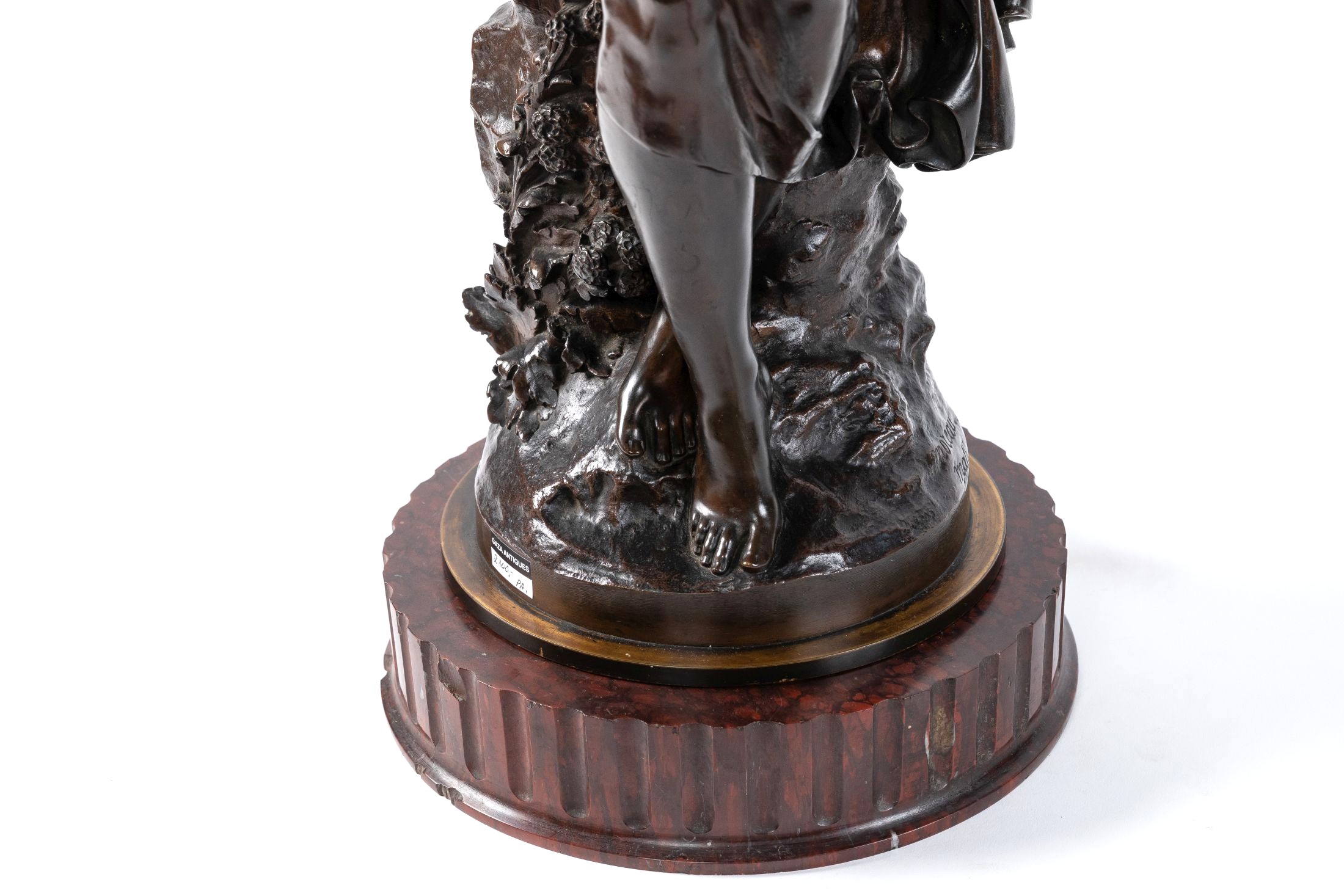 Mathurin Moreau bronzinė skulptūra „Venera“, 19 a. - Image 4